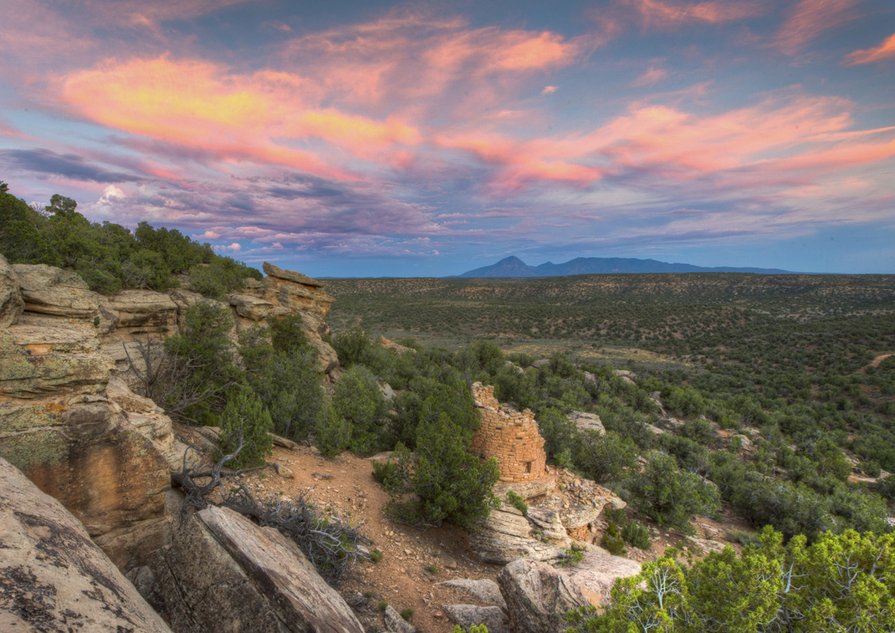 Ancestral Puebloan ruins in Canyons of the Ancients National Monument