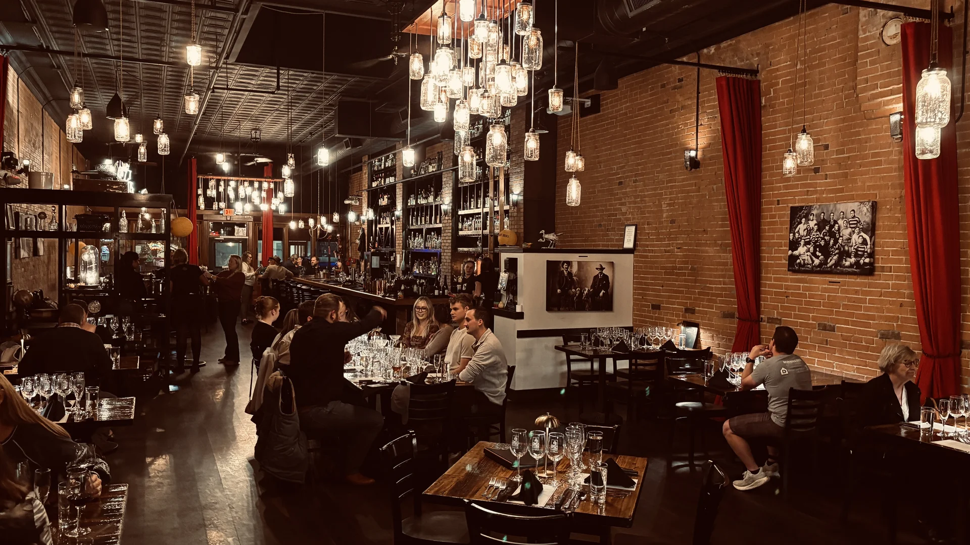 Interior of El Moro Spirits & Tavern on Main Avenue, Durango