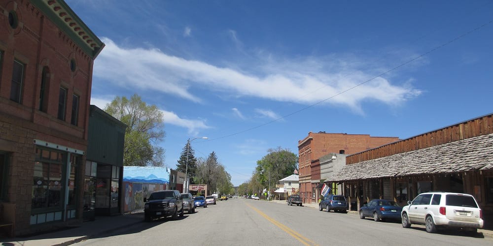 Historic downtown Mancos, Colorado on the way to Mesa Verde