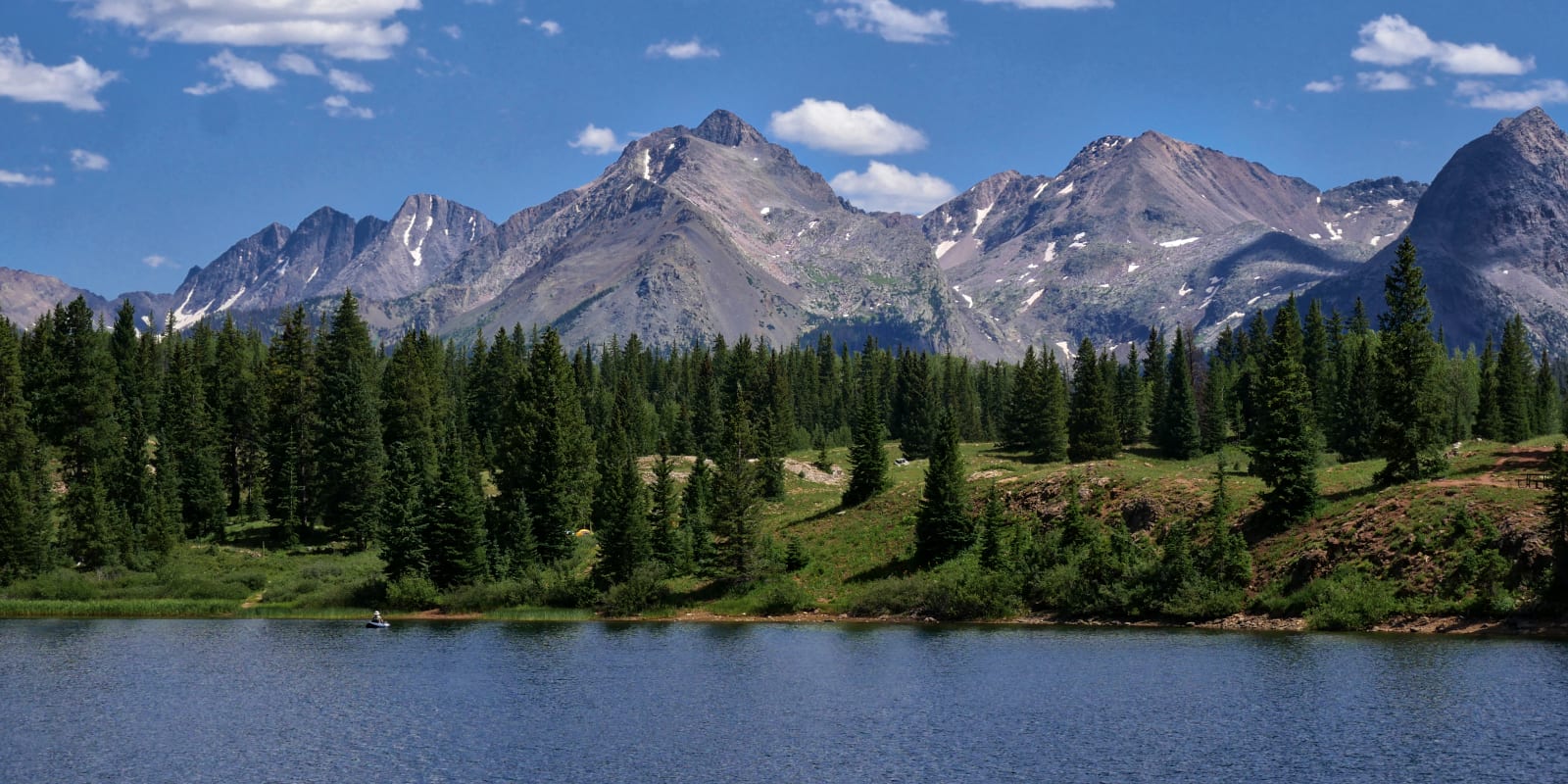 Little Molas Lake near Silverton on the Million Dollar Highway
