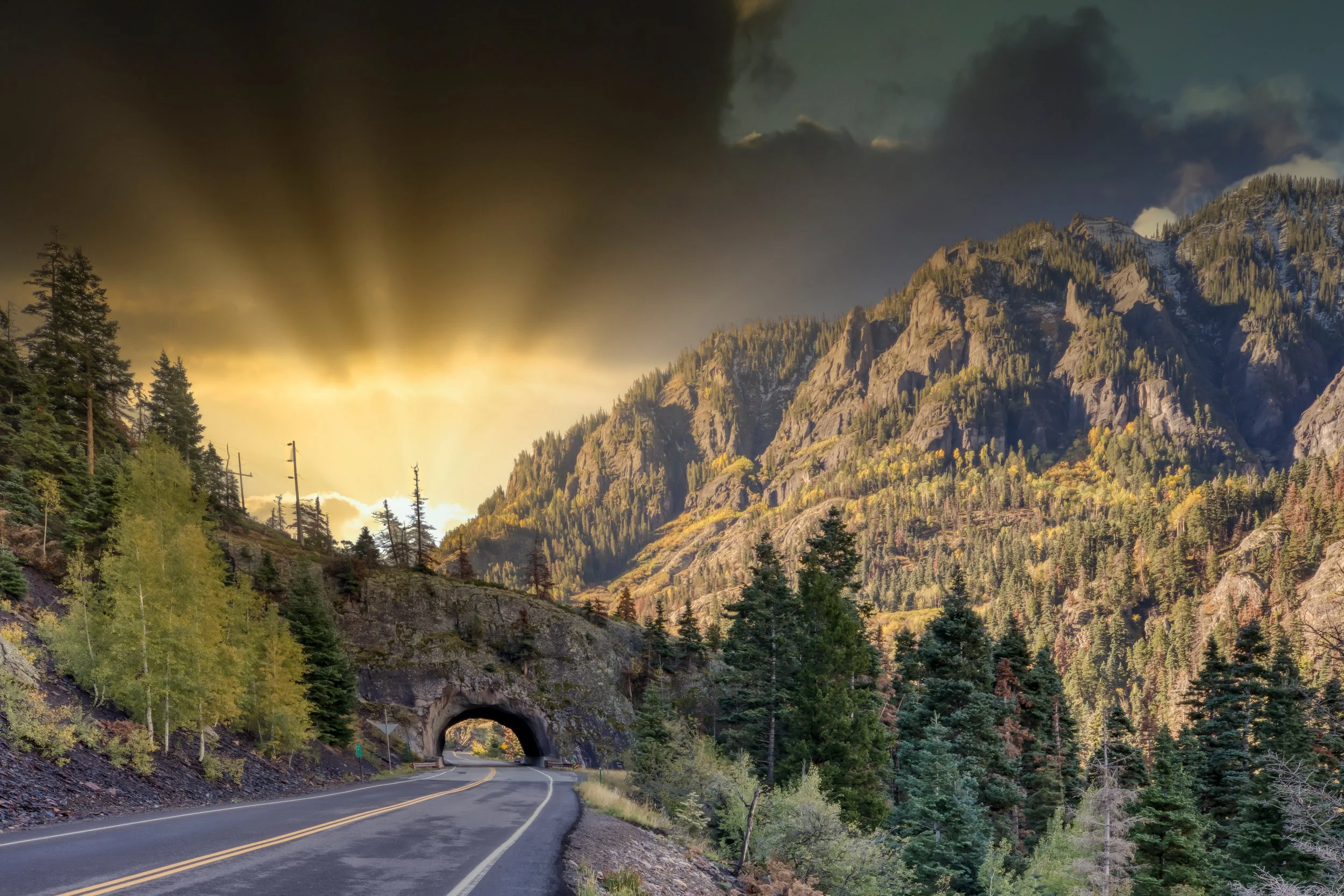 Silverton, Colorado at the end of the Million Dollar Highway